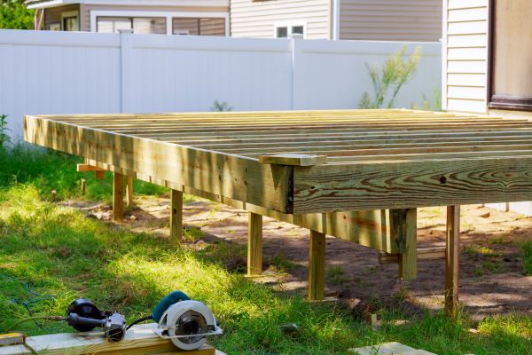 Elevated Deck Installation in Grand Rapids