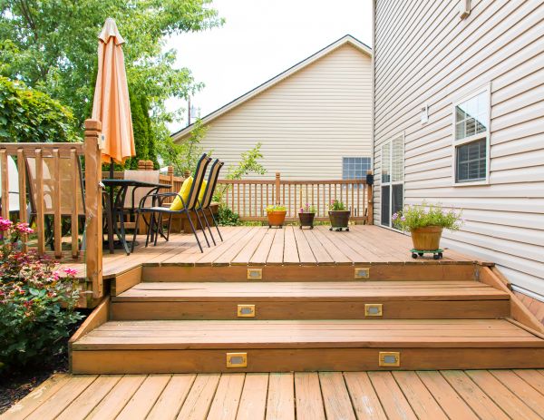 Wooden Patio Installation in Grand Rapids