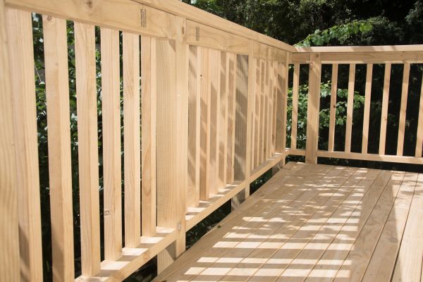 Pine Deck Installation in Grand Rapids